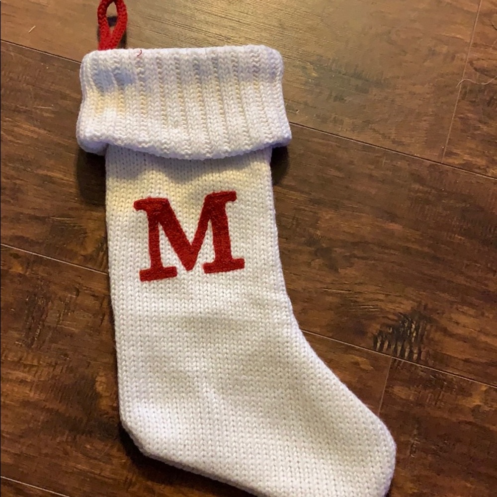 Wondershop Knit monogram Christmas  cream M